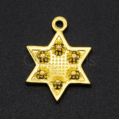 Alloy Rhinestone Pendants PALLOY-S098-DA015-1-1