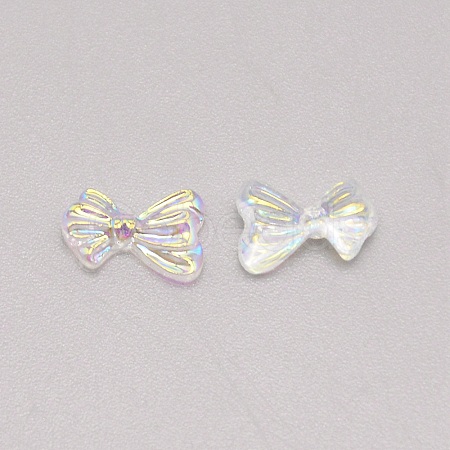 Resin 3D Bowknot Nail Art Cabochons Decorations MRMJ-WH0073-77-1