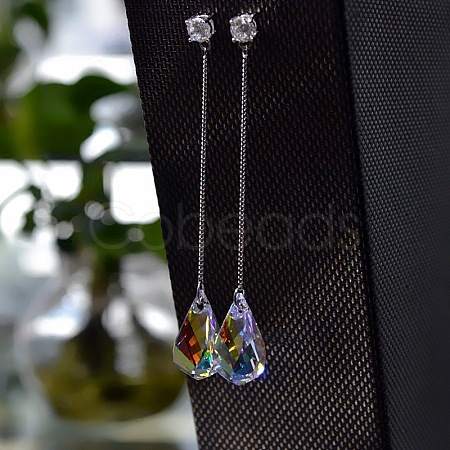 Gemstone Dangle Earrings LL7828-1
