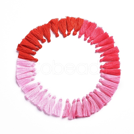 Polycotton(Polyester Cotton) Tassel Pendants for Jewelry Making FIND-X0010-07A-1