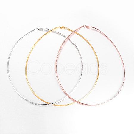 304 Stainless Steel Necklaces NJEW-D274-01-1