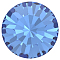 Preciosa&reg MAXIMA Crystal Round Stones, Czech Crystal, Dura Foiling, Round(431 11 615 Chaton), 30050 Sapphire, SS29(6.15~6.35mm)