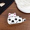 Cellulose Acetate Claw Hair Clips, Hair Accessories for Women & Girls, Animals, Cat Shape, 96x55mm