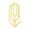 304 Stainless Steel Pendants, Laser Cut, PVD Vacuum Plating, Oval, Real 18K Gold Plated, 31x14x1mm, Hole: 1.4mm