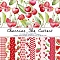 24Pcs 12 Styles Cherry Strawberry Watermelon Furit Scrapbook Paper Pads, for DIY Album Scrapbook, Greeting Card, Background Paper, Red, 152x152mm, 2pcs/styles