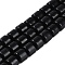 Natural Black Obsidian Beads Strands, Column, 10x10mm, Hole: 1.4mm, about 40pcs/strand, 15.47 inch(39.3cm)