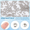 Unicraftale 200Pcs 202 Stainless Steel Spacer Beads STAS-UN0056-40-4