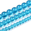 Transparent Glass Beads Strands X-GLAA-T032-T4mm-06-4