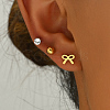 Elegant Stainless Steel Snowflake Stud Earring Sets BX1119-1-4