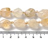 Natural Citrine Beads Strands G-C182-22-01-5