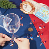 Alloy Enamel Wine Glass Charms AJEW-SC0002-14-3