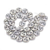 Electroplate Non-magnetic Synthetic Hematite Beads Strands G-N0322-07-3