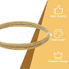 Textured Round Brass Wire CWIR-WH0004-01G-01-5