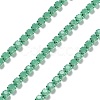 Iron Rhinestone Glass Cup Chain CH-U001-01A-2