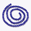 Opaque Solid Color Glass Beads Strands X-EGLA-A034-P10mm-D07-2