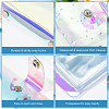 3 Inch PVC Mini Laser Cover Photo Album with Snap Button AJEW-WH0324-87-4