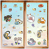 8 Sheets 8 Styles PVC Waterproof Wall Stickers DIY-WH0345-144-1