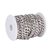 304 Stainless Steel Cuban Link Chains CHS-E018-14P-2