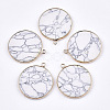 Synthetic Howlite Pendants G-T112-24G-1