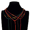 Nylon Cord Necklace Making NWIR-E028-04B-2