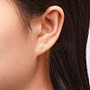 Pearl Ball Stud Earrings EJEW-Q701-01C-6