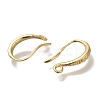 Brass Earring Hooks KK-H502-14G-2