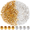 SOFPLATE 2000Pcs 2 Colors Brass Crimp Beads KK-SP0001-83-1