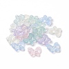 Transparent Frosted Acrylic Beads OACR-P013-32M-1