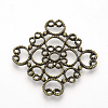 Tibetan Style Alloy Chandelier Components TIBE-S307-64AB-1