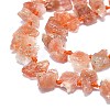 Raw Rough Natural Sunstone Beads Strands G-F715-072-3