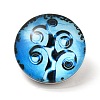 Mixed Color Tree Pattern Brass Buttons X-GLAA-S052-01M-2