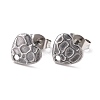 Non-Tarnish 304 Stainless Steel Stud Earring Findings STAS-I183-06A-P-2