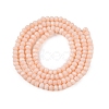 Opaque Solid Color Imitation Jade Glass Beads Strands EGLA-A044-P1mm-D05-3