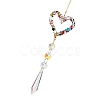 Alloy Rhinestone Hanging Ornaments HJEW-E012-02G-01-2