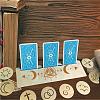 Natural Wood Card Stand for Tarot DJEW-WH0034-02J-4