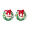 Christmas Themed Opaque Resin Cabochons CRES-P022-10-2