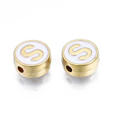 Alloy Enamel Beads ENAM-N052-006-01S-RS-1