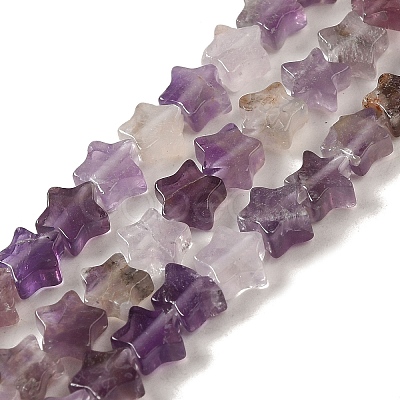 Natural Amethyst Beads Strands G-G085-B01-02-1