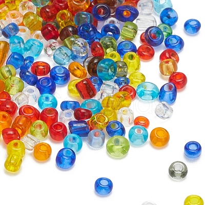 8 Colors Glass Seed Beads SEED-YW0001-56-1