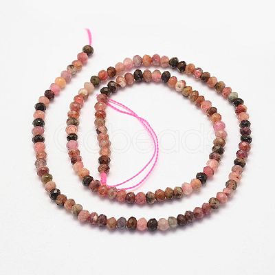 Natural Tourmaline Bead Strands G-P279-77-3mm-1