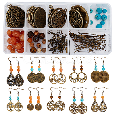 SUNNYCLUE DIY Dangle Earring Making Kits DIY-SC0014-03AB-1