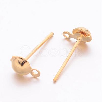 Iron Post Ear Studs E219-G-1