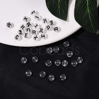 Transparent Clear Acrylic Beads TACR-YW0001-09A-1