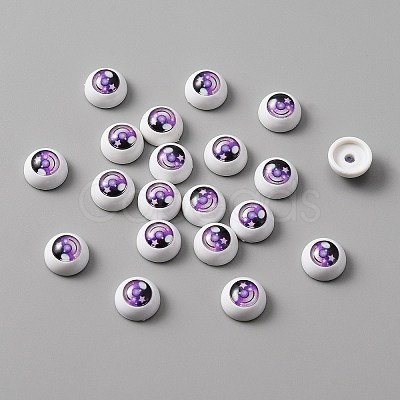 Star Acrylic Craft Eyes DOLL-WH0001-04A-03-1