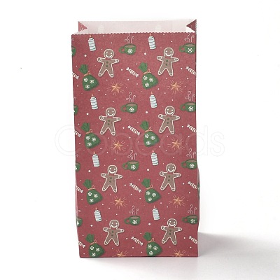 Christmas Theme Rectangle Paper Bags CARB-G006-01E-1