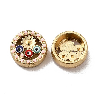 Alloy Enamel Beads PALLOY-F290-14G-1