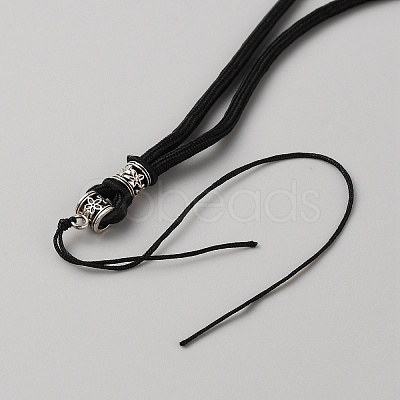 Cotton Cord Necklace Making FIND-TAC0010-83AS-03-1