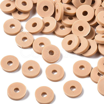 Handmade Polymer Clay Beads CLAY-R067-6.0mm-B37-1