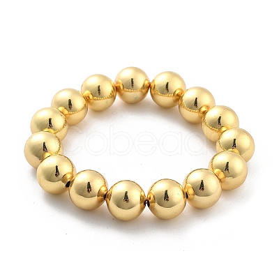 Brass Beaded Sretch Bracelets for Women BJEW-G736-13G-1