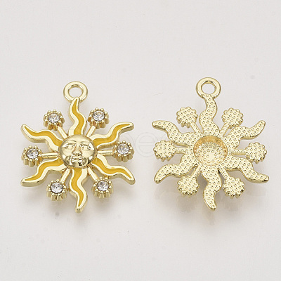 Alloy Enamel Pendants ENAM-N051-20A-1